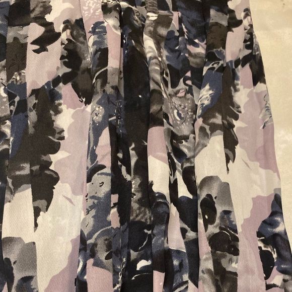 PARKER TOP BLOUSE GRAY BLACK WHITE LONG SLEEVE SIZE S - Picture 7 of 16